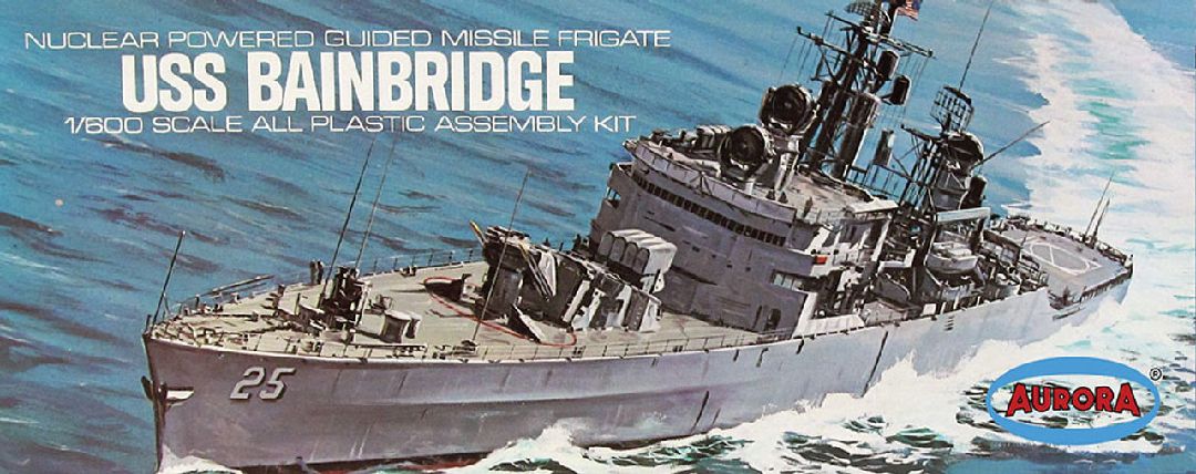 Atlantis 1/600 USS Bainbridge Guided Missile Frigate