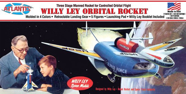 Atlantis 1/193 Space Force Orbital Rocket (Willy Ley)