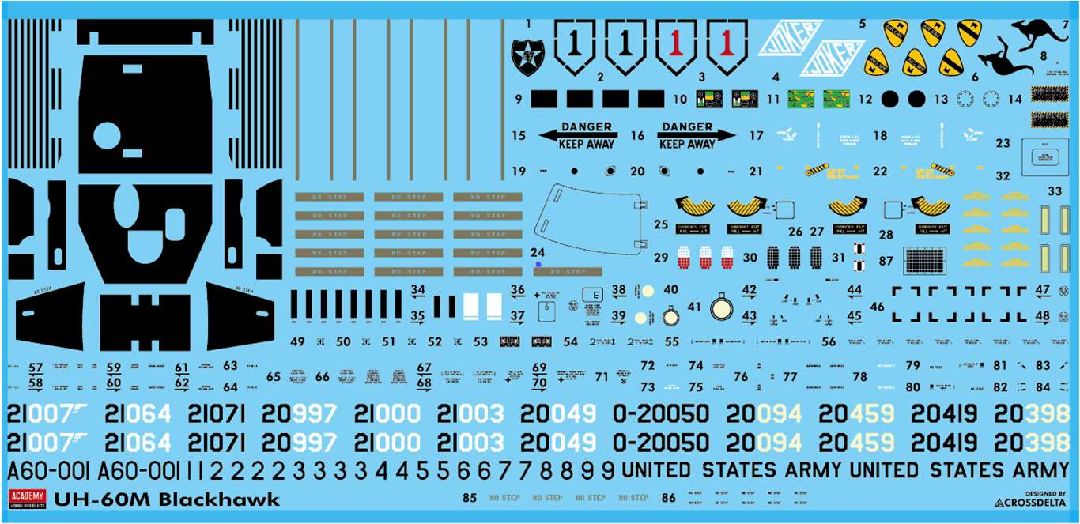 Academy 1/35 UH-60M Black Hawk (New Tooling)