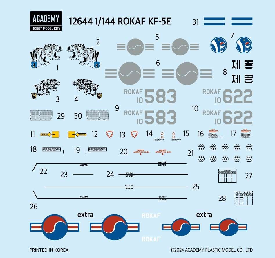 Academy 1/144 ROKAF KF-5E