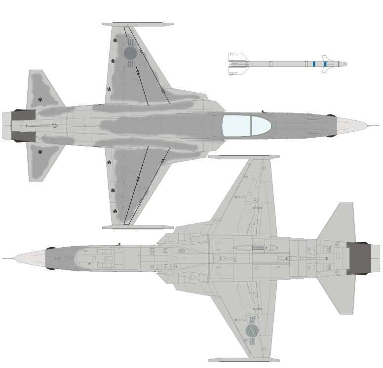 Academy 1/144 ROKAF KF-5E