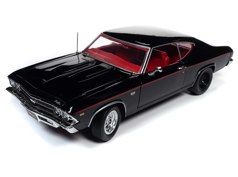 American Muscle 1/18 1969 Chevy Chevelle SS396 (MCACN) - Tuxedo Black