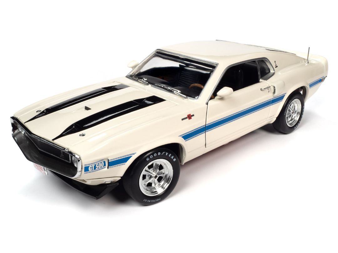 American Muscle 1/18 1970 Shelby GT-500 (Class of 1970) - Wimbledon White