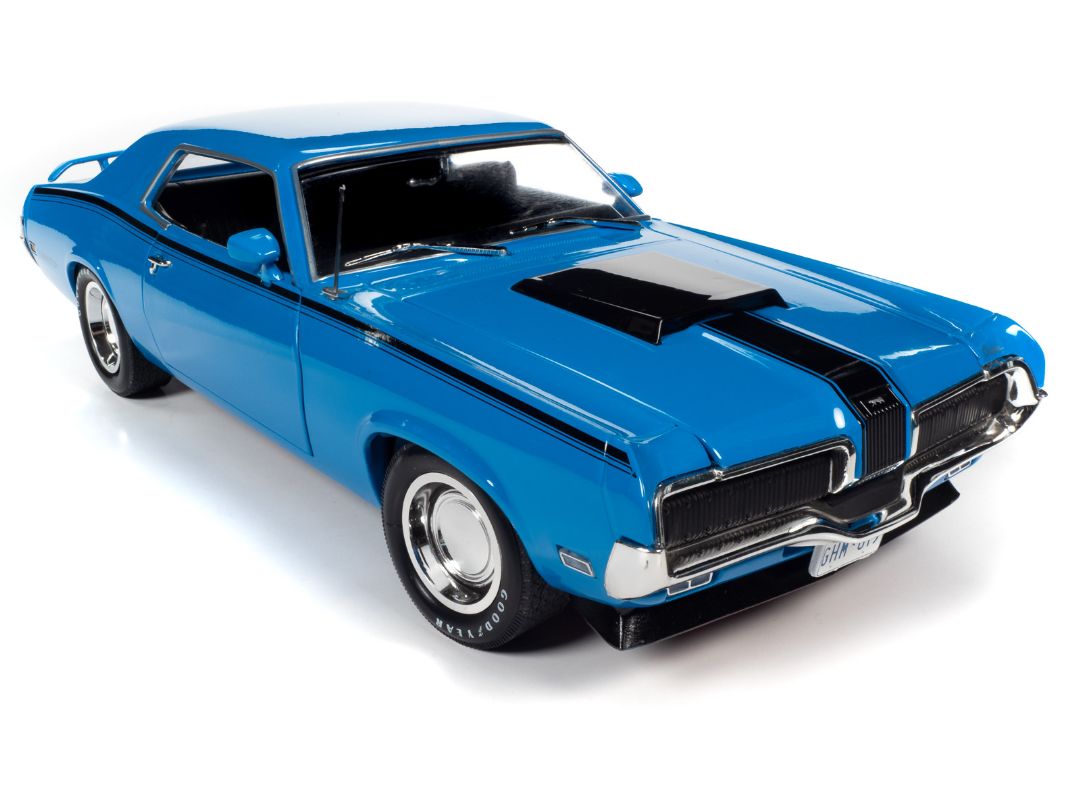 American Muscle 1/18 1970 Mercury Cougar Hardtop (MCACN) - Competition Blue