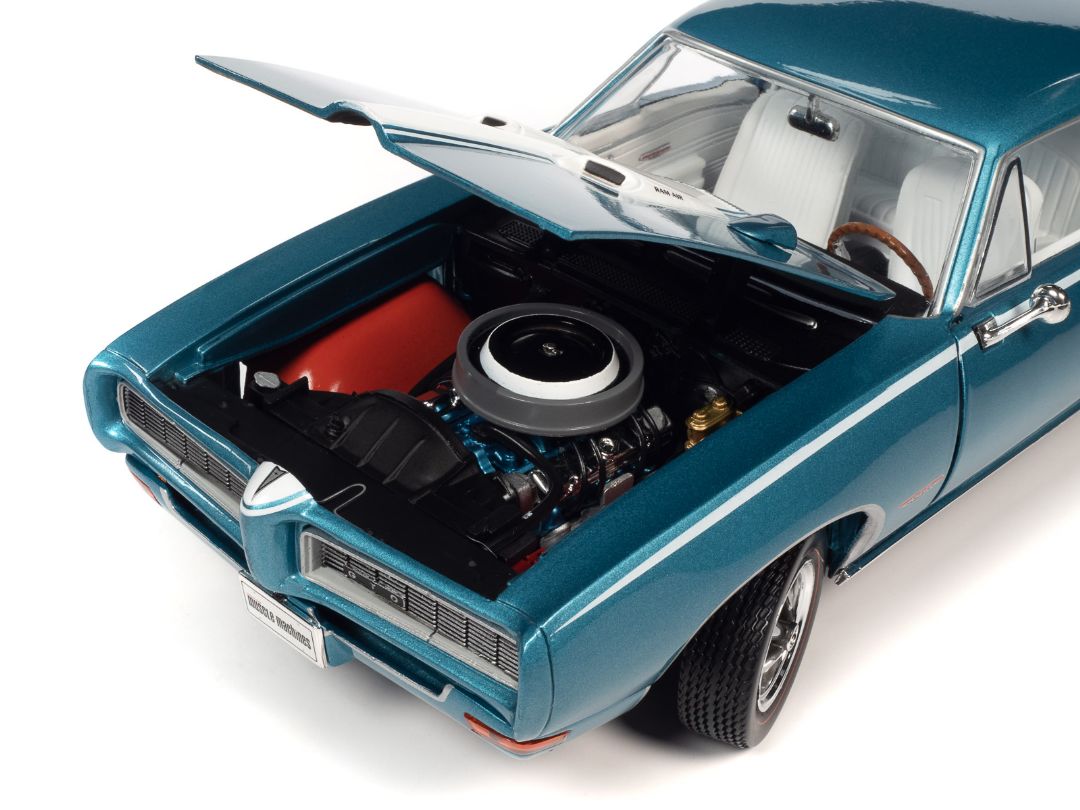 American Muscle 1/18 1968 Pontiac GTO - Meridian Turquoise