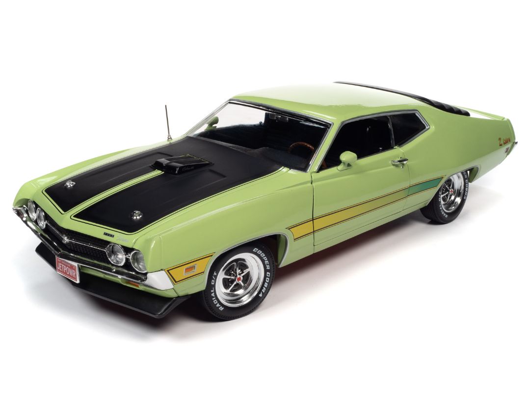 American Muscle 1/18 1971 Ford Torino Cobra (Class of 1971) - Grabber Lime