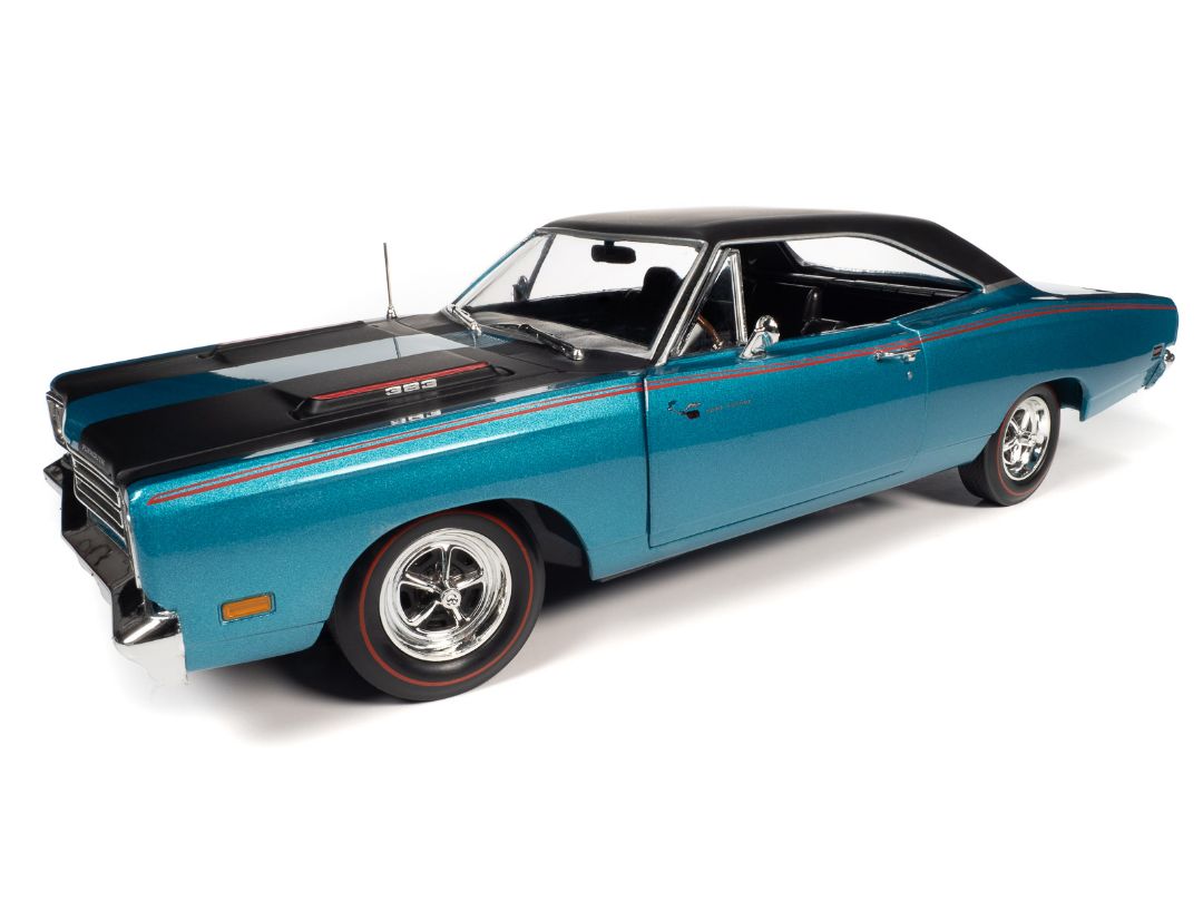 American Muscle 1/18 1969 Plymouth RR Hardtop - Q5 Turquoise