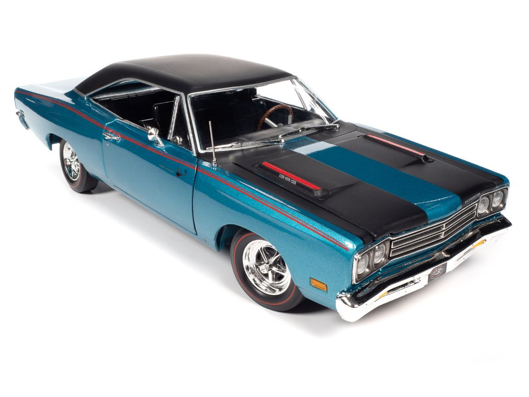 American Muscle 1/18 1969 Plymouth RR Hardtop - Q5 Turquoise