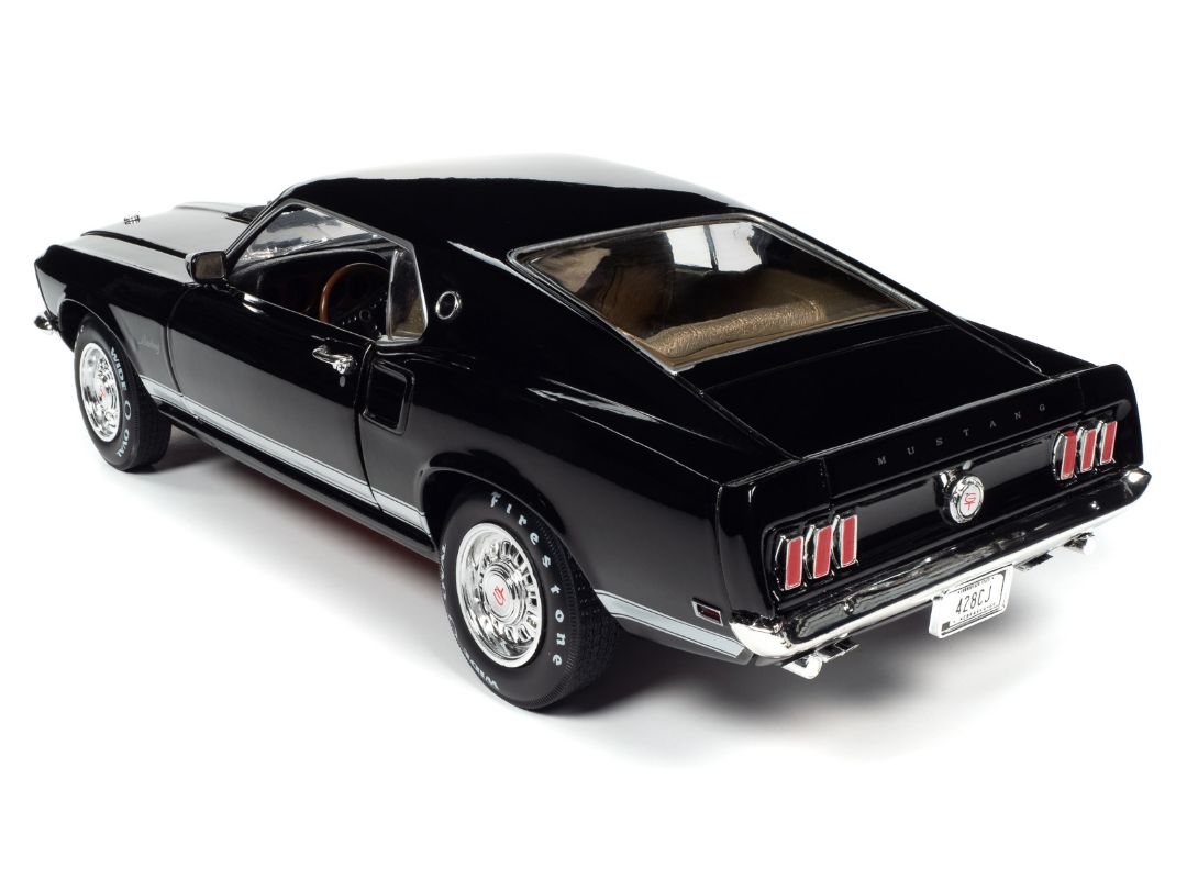 American Muscle 1/18 1969 Mustang GT 2+2 - Raven Black