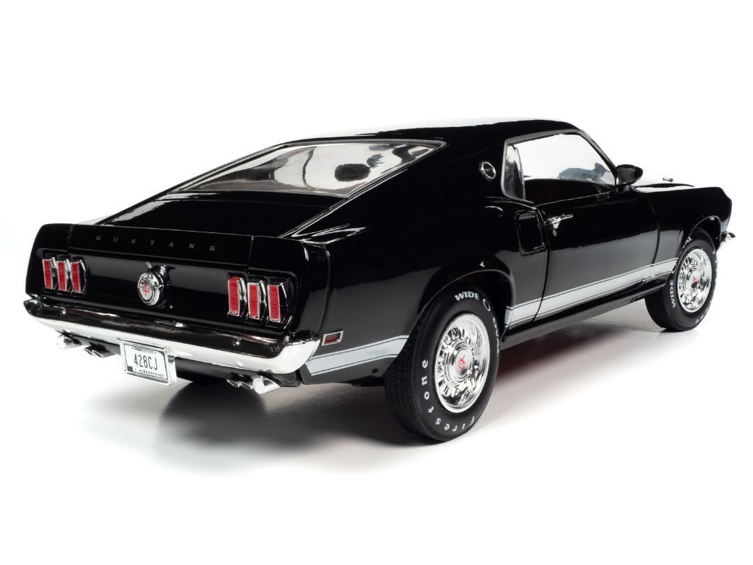 American Muscle 1/18 1969 Mustang GT 2+2 - Raven Black