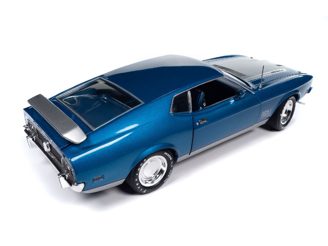 American Muscle 1/18 1971 Ford Mustang Mach 1 MCACN, Blue