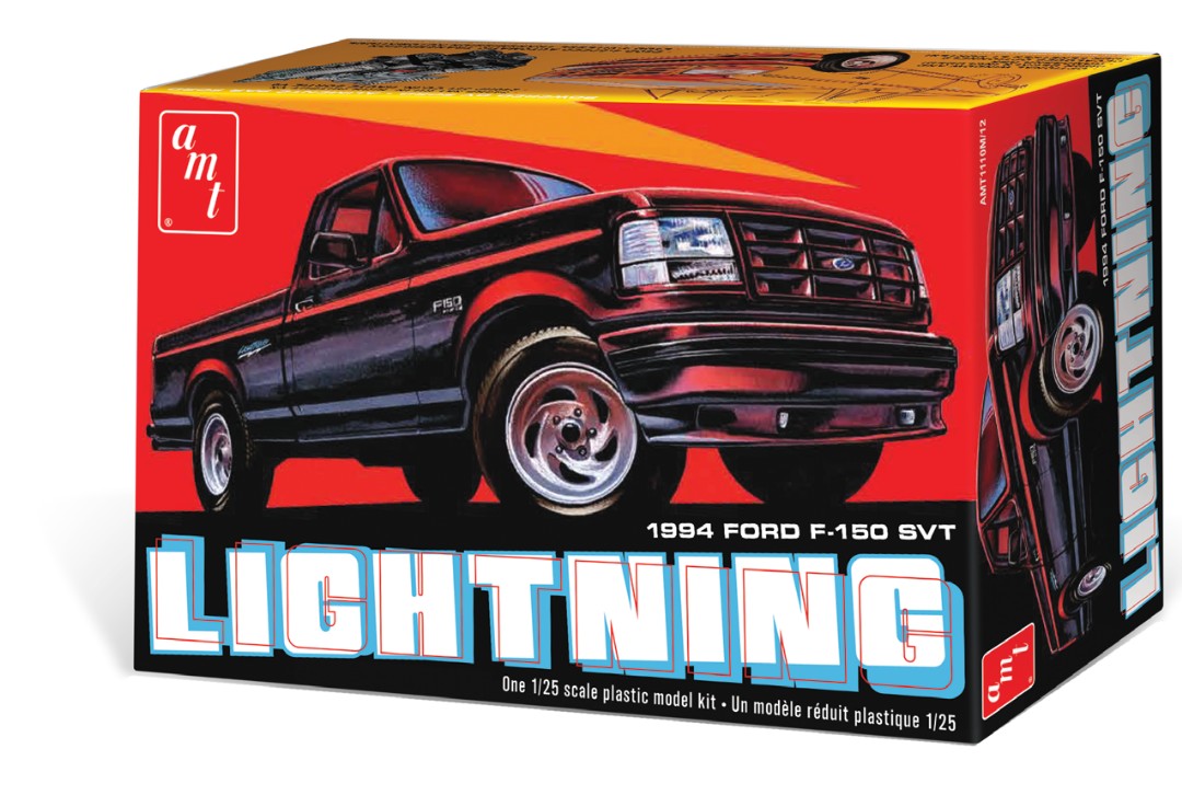 AMT 1994 Ford F-150 Lightning Pickup 1/25 Model Kit (Level 2)