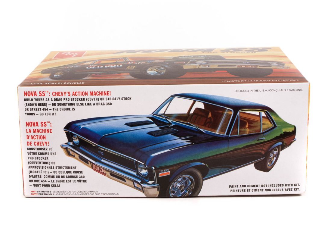 AMT 1972 Chevy Nova SS "Old Pro" 2T 1/25 Model Kit (Level 2)