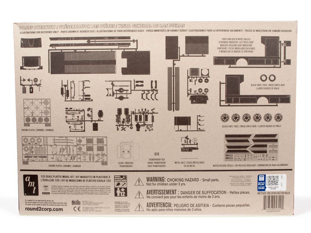 AMT Ford LN 8000 Race Car Hauler 1/25 (Level 3)