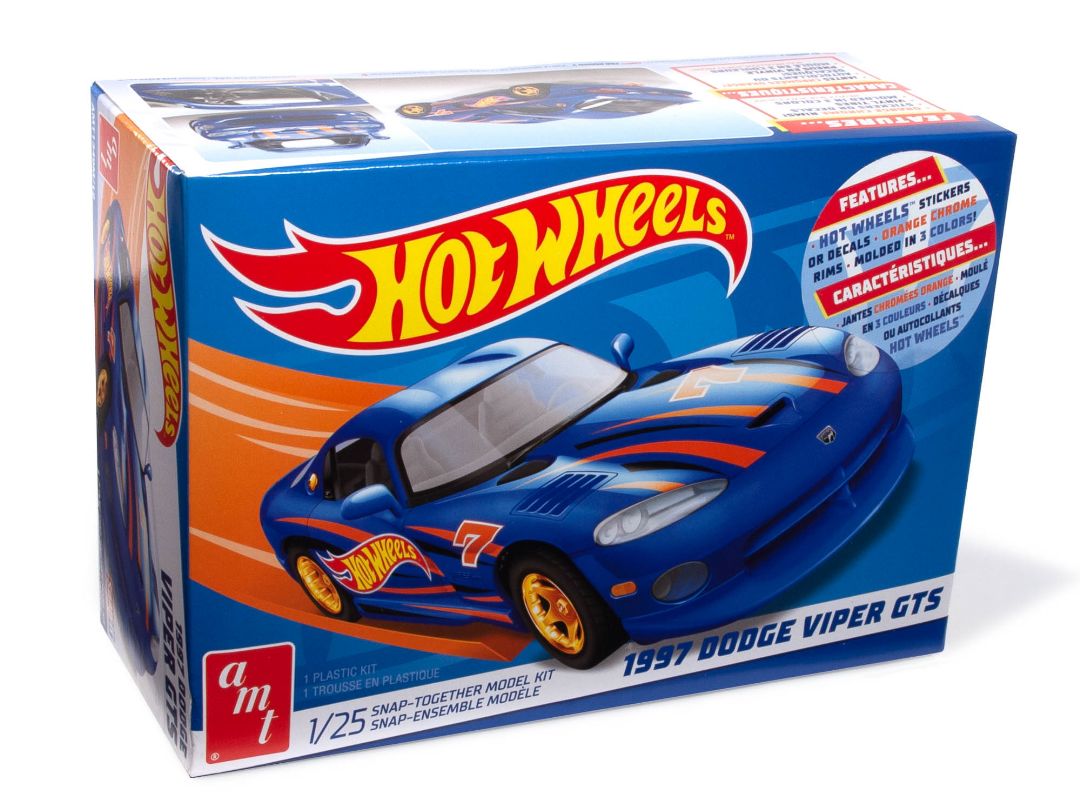 AMT Hot Wheels 1997 Dodge Viper GTS Snap 1/25 (Level 1)