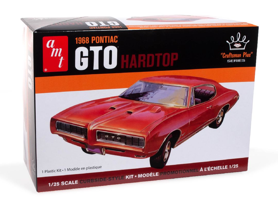 AMT 1/25 1968 Pontiac GTO Hardtop Craftsman Plus Model Kit