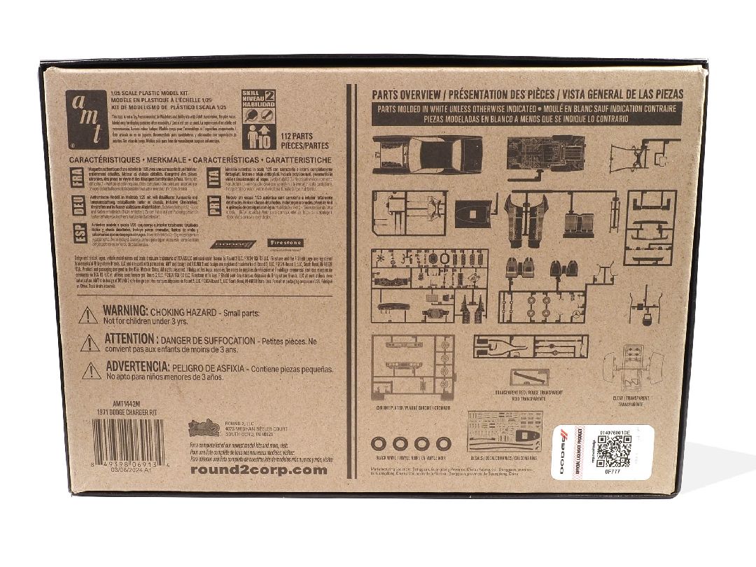 AMT 1/25 1971 Dodge Hemi Charger R/T