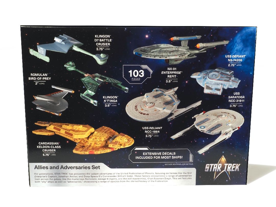 AMT 1/2500 Star Trek Adversaries & Allies Ship Set (Level 2)