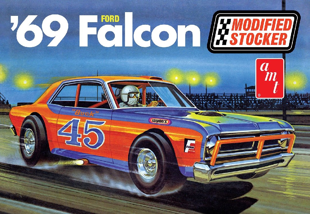 AMT 1/25 1969 Ford Falcon Modified Stocker Model Kit (Level 2)