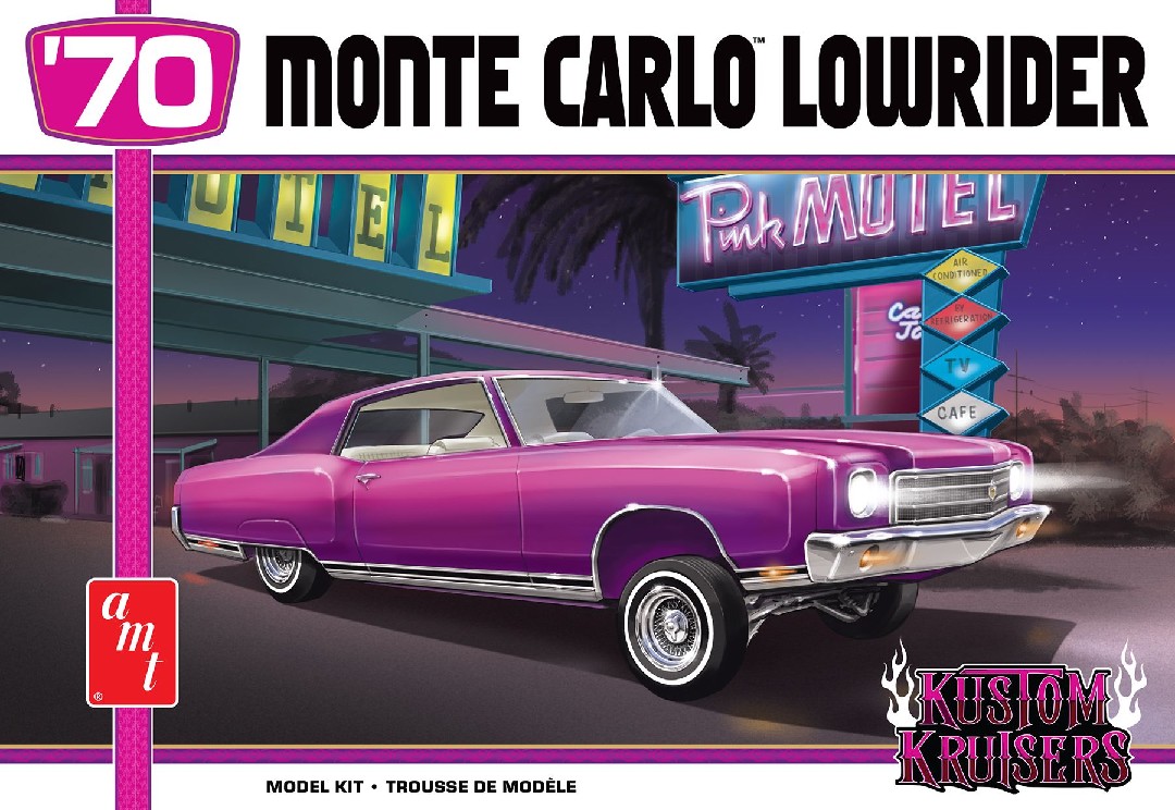AMT 1/25 1970 Chevy Monte Carlo Lowrider Model Kit (Level 2)