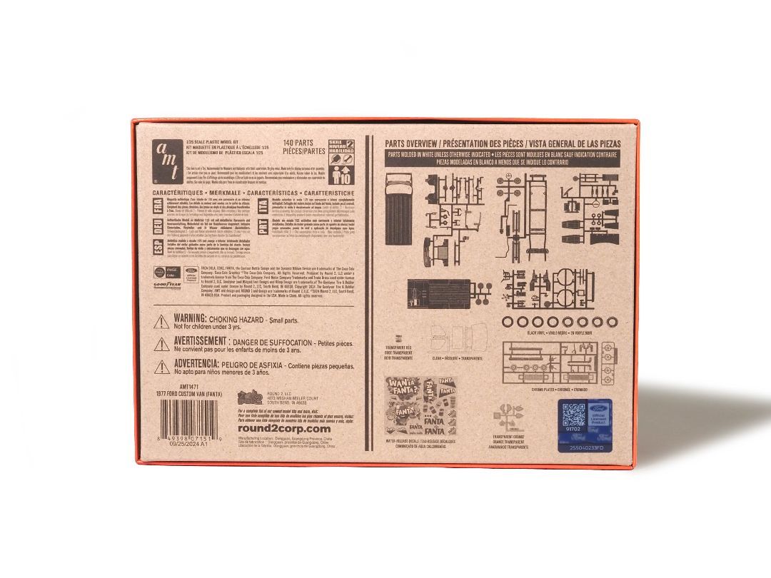 AMT 1/25 1977 Ford Custom Van Fanta (Level 2)