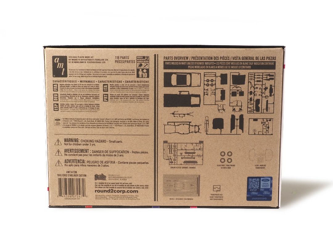 AMT 1960 Ford Starliner Custom 1/25 Model Kit (Level 2)