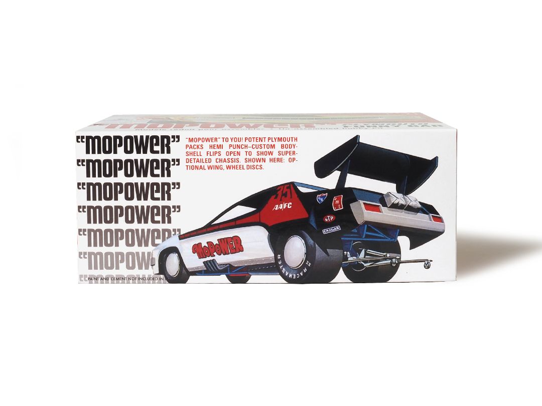 AMT "Mopower" Plymouth Funny Car 1/25 Model Kit (Level 2)