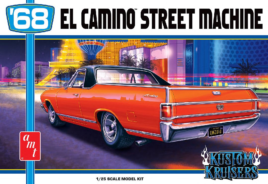 AMT 1968 El Camino Street Machine 1/25 Model Kit (Level 2)