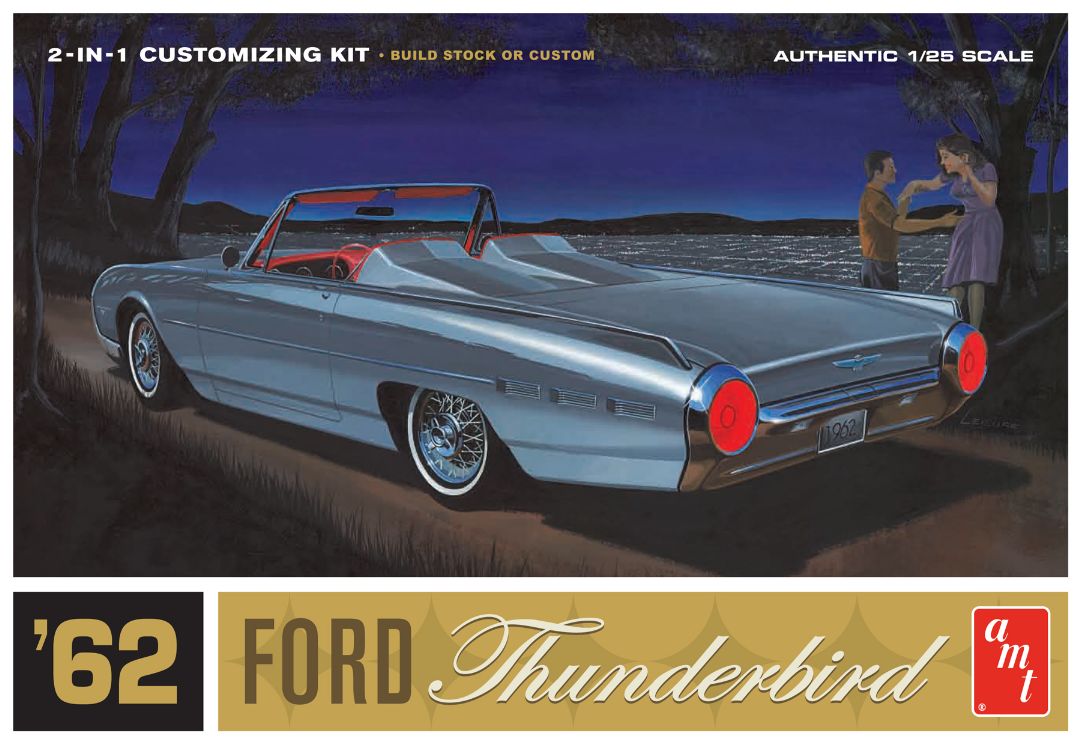 AMT 1962 Ford Thunderbird 1/25 Model Kit (Level 2) - Back For A Limited Time!