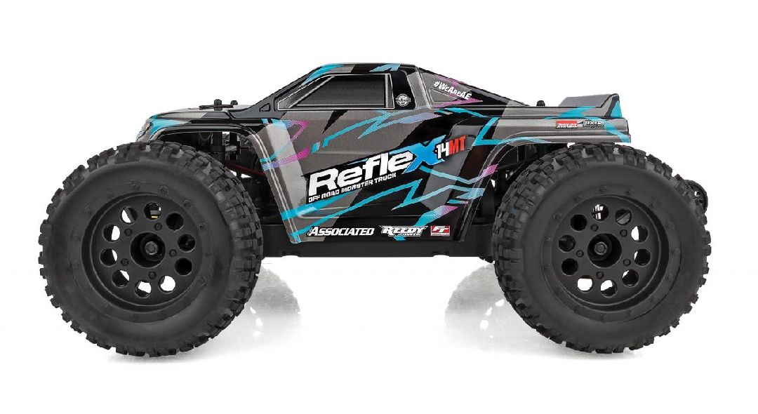 Team Associated Reflex 14MT RTR, Blue & Purple LiPo Combo