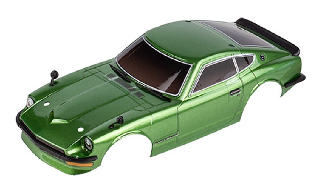 Team Associated SR27 Datsun 240Z Body Set, Green - Click Image to Close