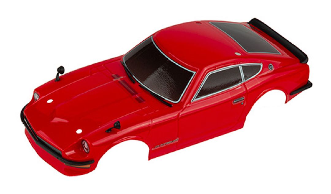 Team Associated SR27 Datsun 240Z Body Set, Red - Click Image to Close