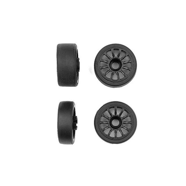 Team Associated SR27 12-Spoke wheel and Tire Set