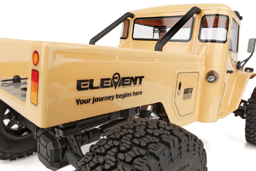 Element RC Enduro Trail Truck Zuul Tan LiPo Combo RTR