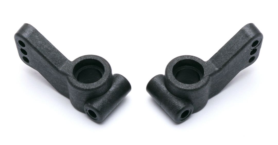 Team Associated Rear Hub Carriers, 3Â° toe-in, molded composite