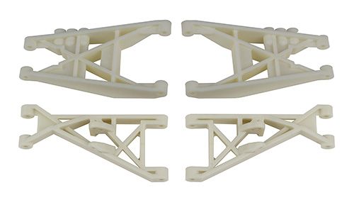 Team Associated Front & Rear Suspension Arms, Black White