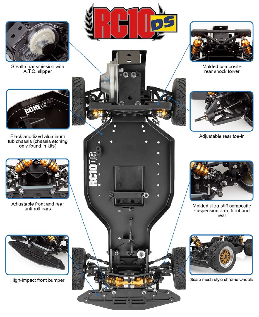 Team Associated RC10DS Classic Kit - Expected late August