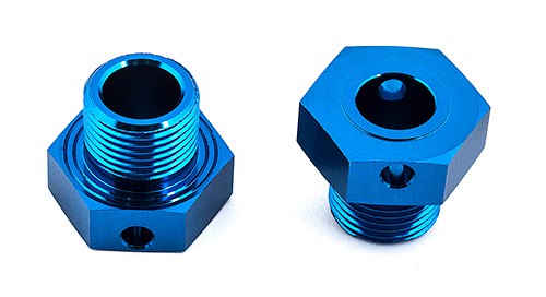 Team Associated RC8B3/RC8T3 Wheel Hexes, +2mm Wide