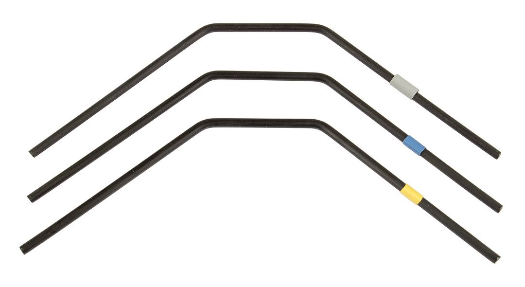 Team Associated RC8B3 Factory Team Front Anti-roll Bars, 2.6-2.8mm