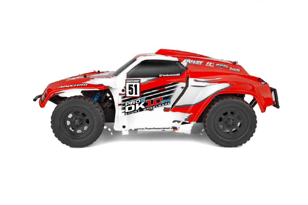 Team Associated Pro2 DK10SW Dakar Buggy RTR, Red/White