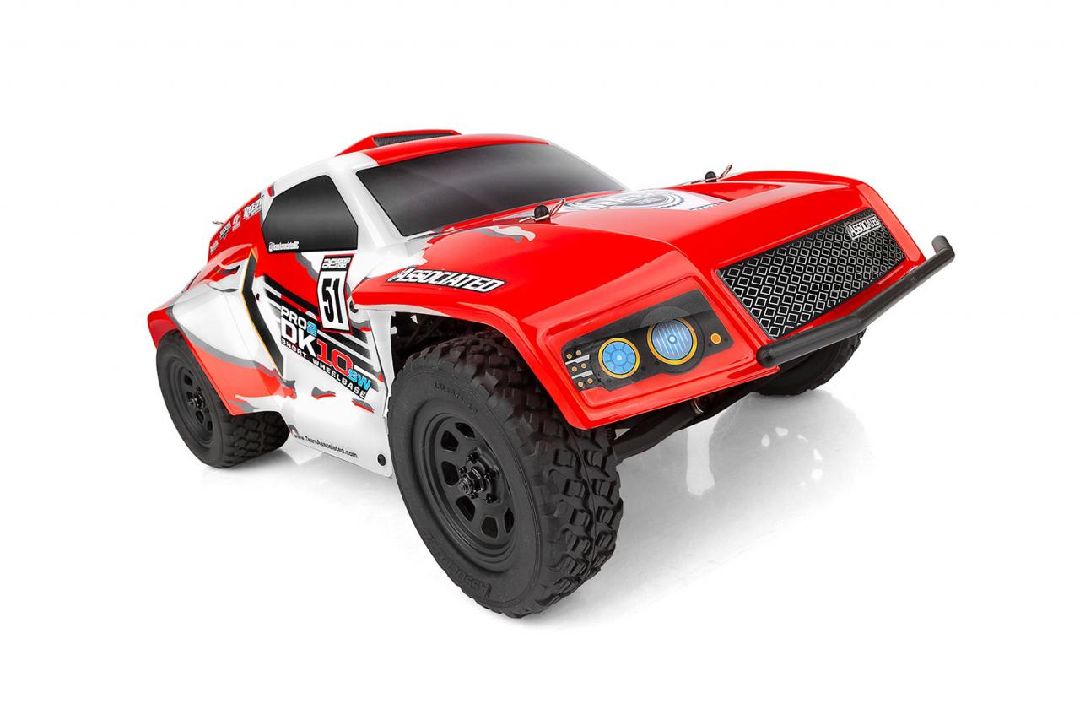 Team Associated Pro2 DK10SW Dakar Buggy RTR, Red/White