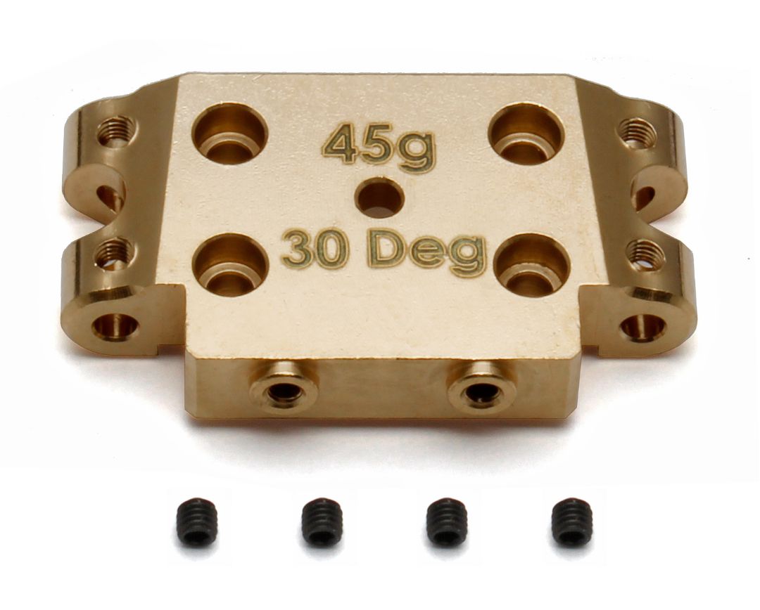 Team Associated Brass Bulkhead, 30Â°