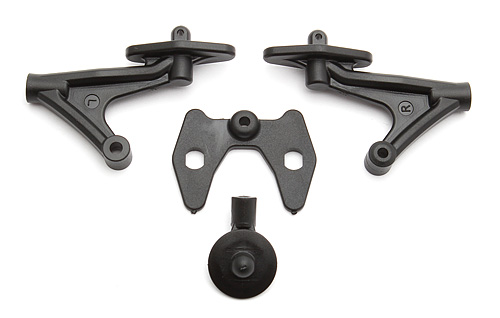 Team Associated B5 Wing & Rear Body Mount Set