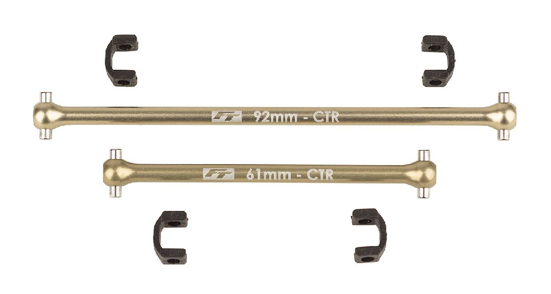 Team Associated Factory Team RC10B74.2 Center Dogbone Set, Aluminum