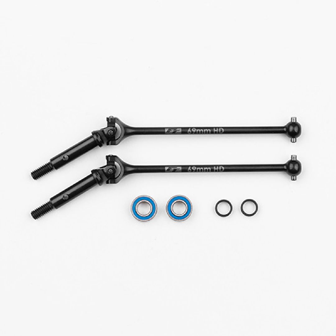 Team Associated RC10B7 FT Universal Driveshaft Set, 69mm