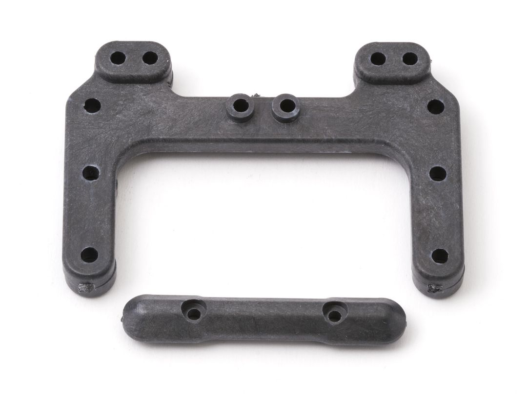 Team Associated Rear Chassis Brace/Front Brace, carbon