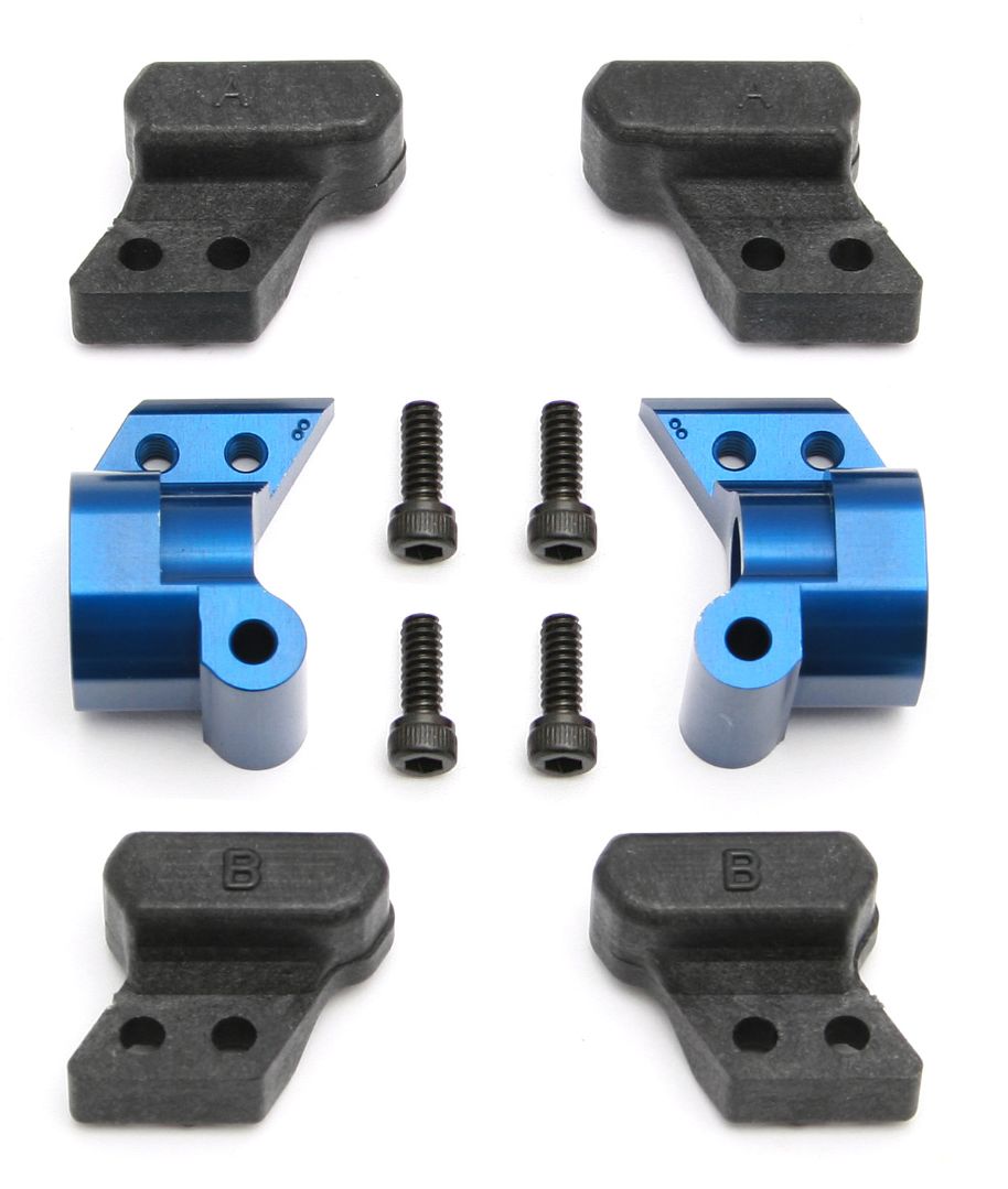 Team Associated B44 Factory Team Aluminum Hubs, 0.5Â°