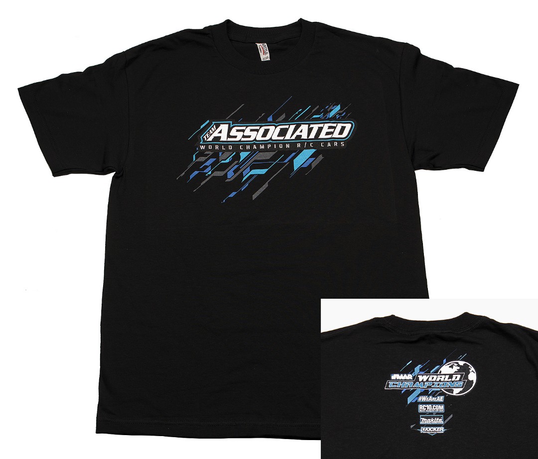 Team Associated AE 2017 Worlds T-shirt, black, Large