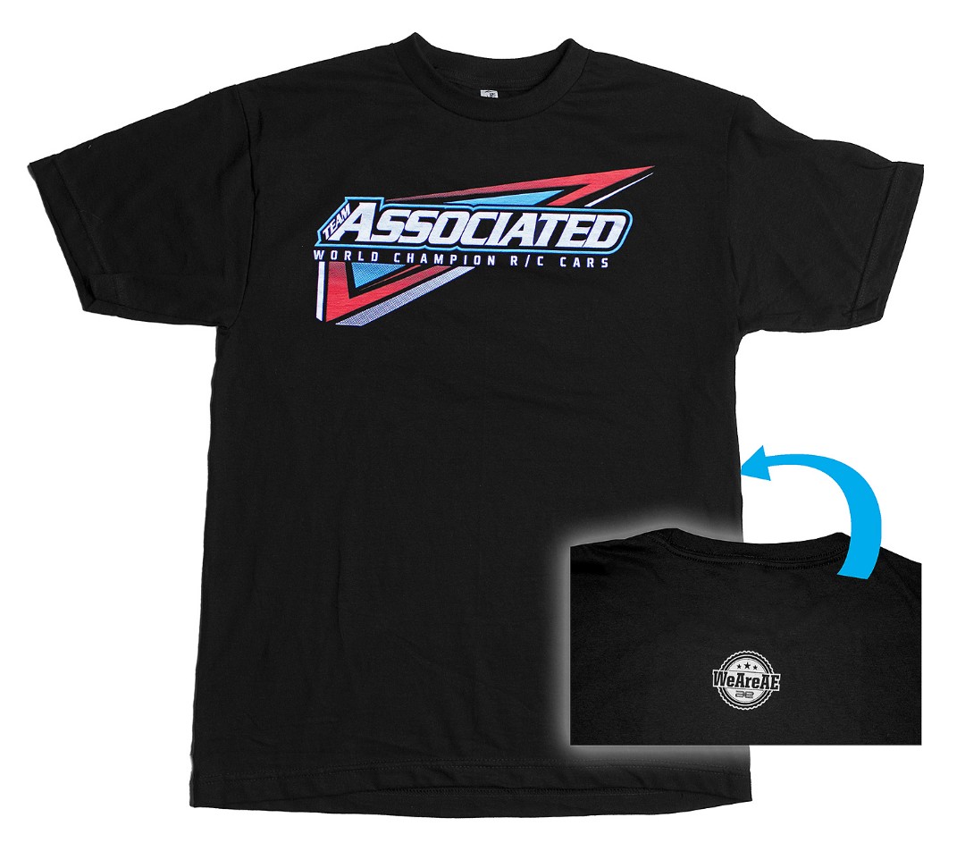 Team Associated Tri T-Shirt, black, Large