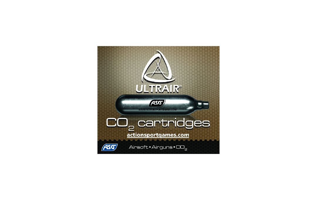 ULTRAIR CO2 Cartridge, 12g, 5pcs